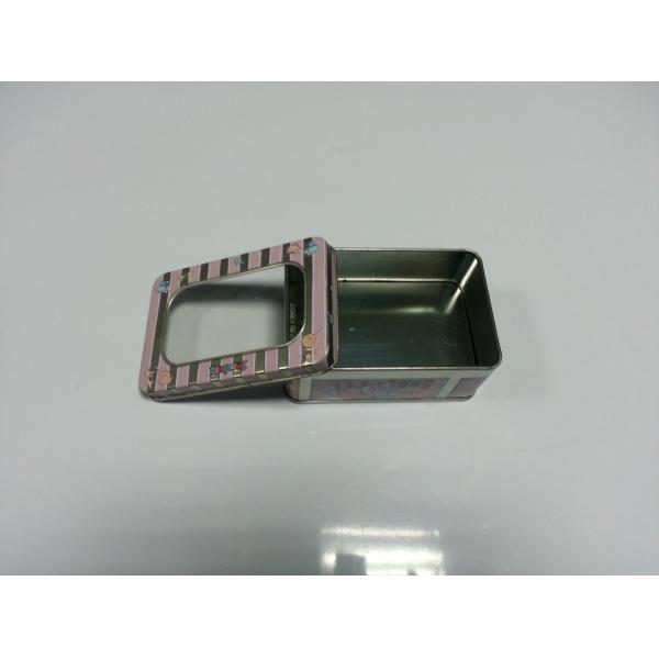 Жестяные коробки покрашенные прямоугольником миниые для мяты/конфеты/воска/сливы