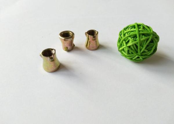 Carbon Steel Material Fixing Anchor Bolts Nuts Yellow Zinc Color Hardware Fasteners
