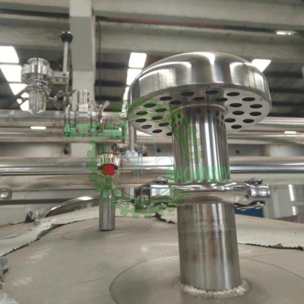 Acid Alkaline Pure Hot Water CIP Tank Machine For Carbonated Drink Filling Line