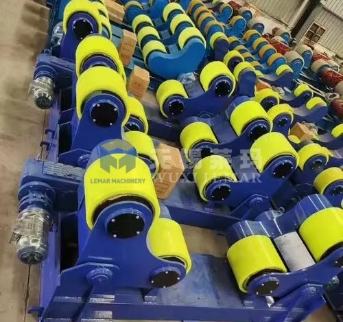 20 Ton Self‑Aligning Welding Rotator | Auto‑Centering Tank Pipe Welding Turning Rolls