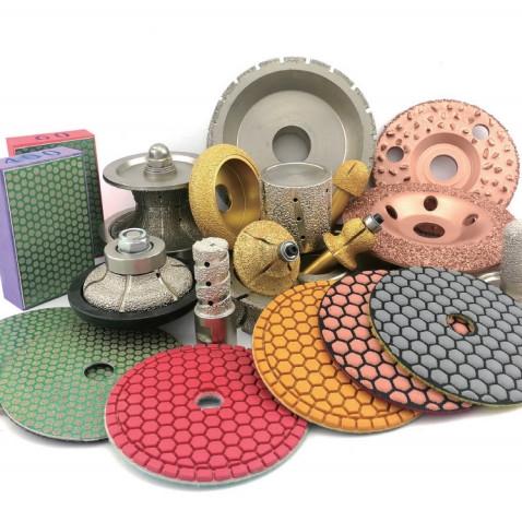 Durable Vacuum Brazed Diamond Cutting And Grinding Wheel For Granite And Marble Tiles