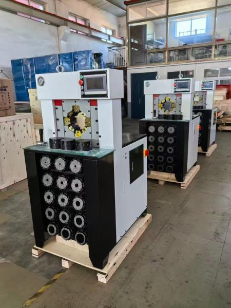 3 Inch Hydraulic Hose Crimping Machine with 15 Dies 6-76mm PLC Control