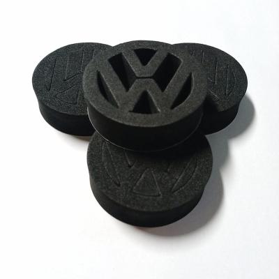 Black / White / Grey Custom Foam Logo EVA Adhesive For Brand Stickers