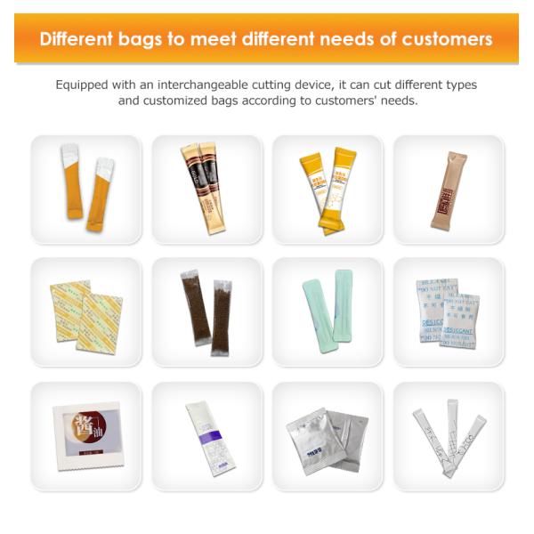 Автоматическая 20g 40g 80g многолинейная смесь спортивных напитков с палочкой для упаковки порошка 4 линии машина для упаковки порошка