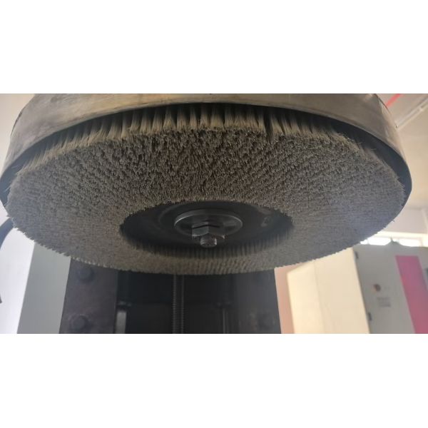 Hard Alloy CBN Tool Edge Passivation 80 Grit Silicon Carbide Disc Brush 500mm Diameter