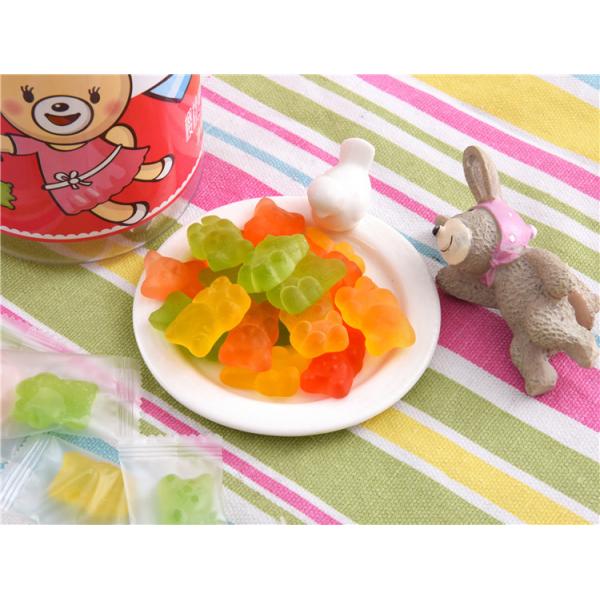 Healthy Vegetarian Gummy Sweets , Organic Vitamin C Gummy Bears Mixed Flavor