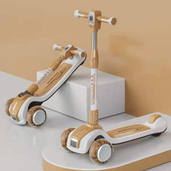 Максимальная нагрузка 50 кг Регулируемый складной детский велосипед Kick Scooter для ребенка легкий