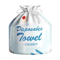 tissus de visage jetables de coton de 20*20cm/petit pain jetable 130g de serviette de visage