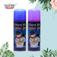La neige blanche de mousse de carnaval de partie pulvérisent la boîte colorée artificielle 250ml de fer-blanc