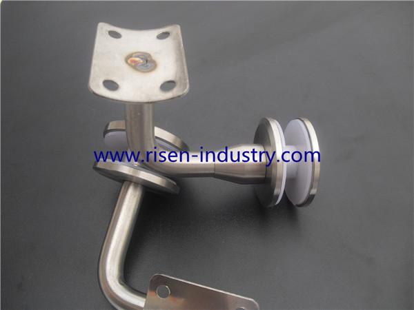 Handrail bracket glass to rail connector RS317, stainless steel 304,201, finishing satin or mirror