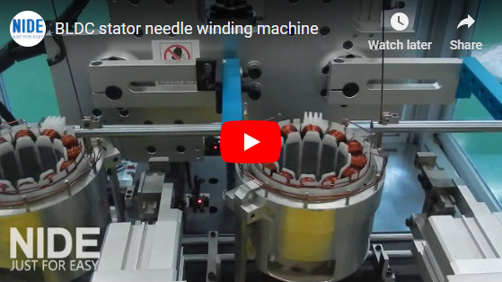 BLDC Motor Coil Winding Machine / Fan Stator Winding Machine Servo System