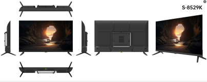 Frameless 85 Inch Smart TV Multimedia Play Oversized Big Screen LED TV