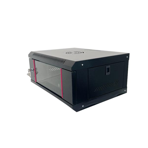 OEM Server SPCC Cold Rolled Steel 4u Wall Mount Network Cabinet With Fan for Data Center