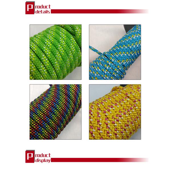 Нейлон полиэстера PP заплел шнур 3mm веревочки общего назначения 16mm