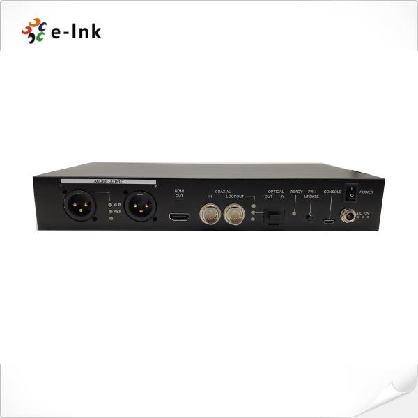 Conversor video 12G-SDI da fibra de 10KM a HDMI 2,0 para a transmissão