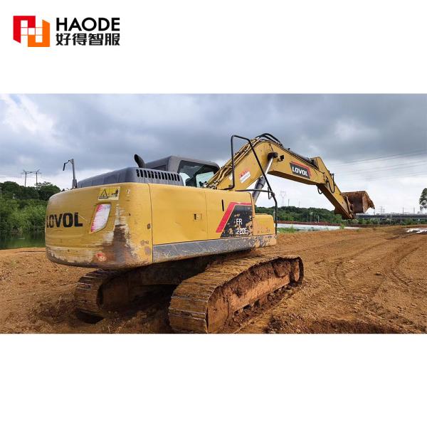 В хорошем состоянии 13-30 тонн использованный Lovol Crawler Excavator FR205E2-H с длиной бума 5,8 М