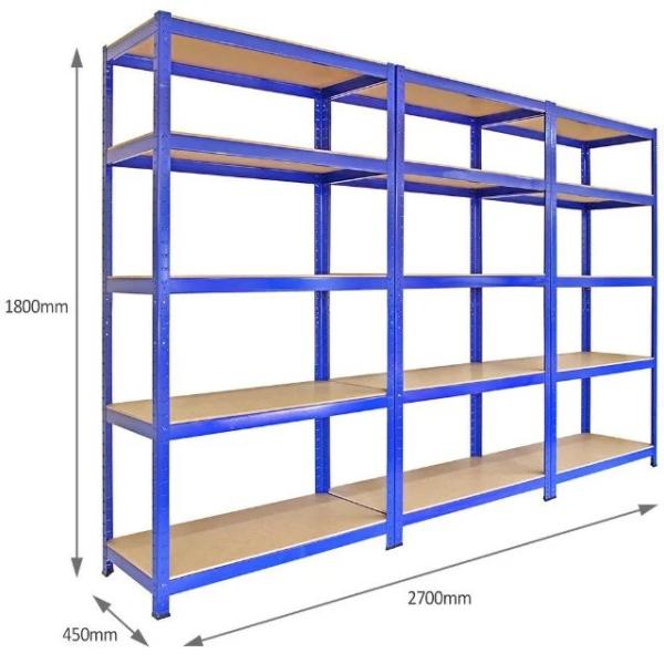 5 Tier Industrial Racks Steel Shelving Warehouse Shelves Storage Racks Shelving Units