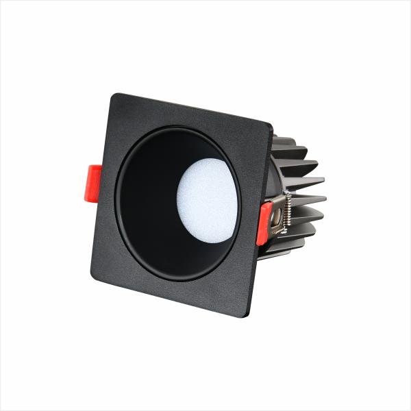90Ra Black Trim Led Recessed Lighting , 85mm Cutout Led Downlights