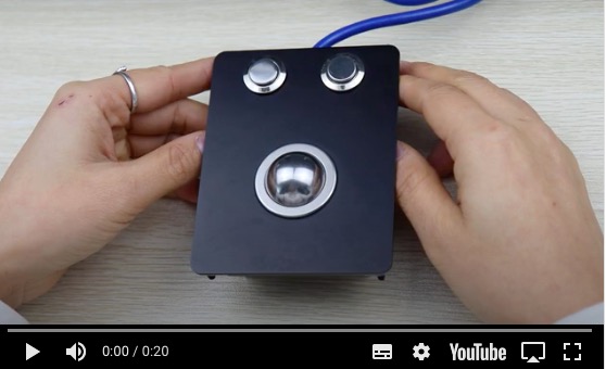 Мышь трекбола нержавеющей стали УСБ ИП65 держателя панели