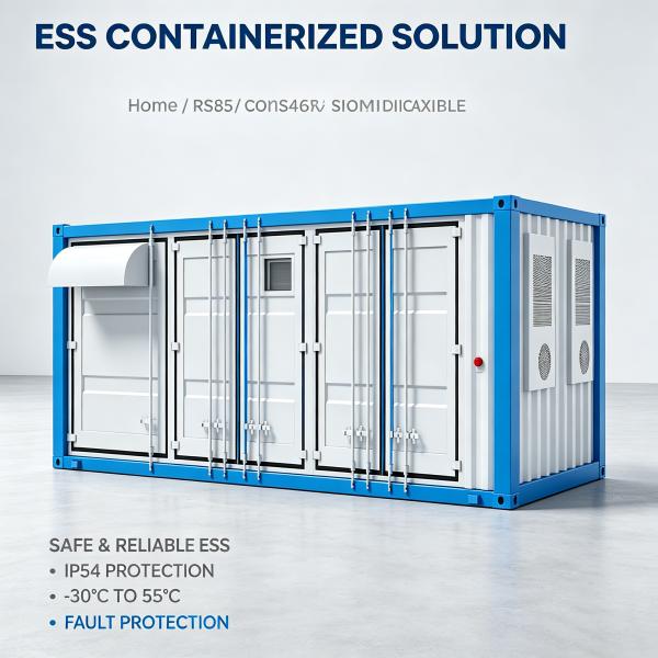Industrial Container Energy Storage Cabinet IP54 Protection Intelligent Air Cooling Battery Management System