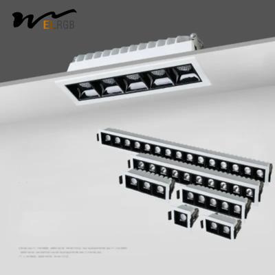 IP55 Iluminação de faixa LED de teto em repouso 7W 10W 2700K-3000K Branco quente