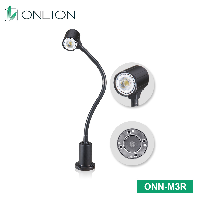 ONN-M3R Aluminum Flexible Gooseneck LED Lamp LED Work Light Magnetic Base For CNC Machine