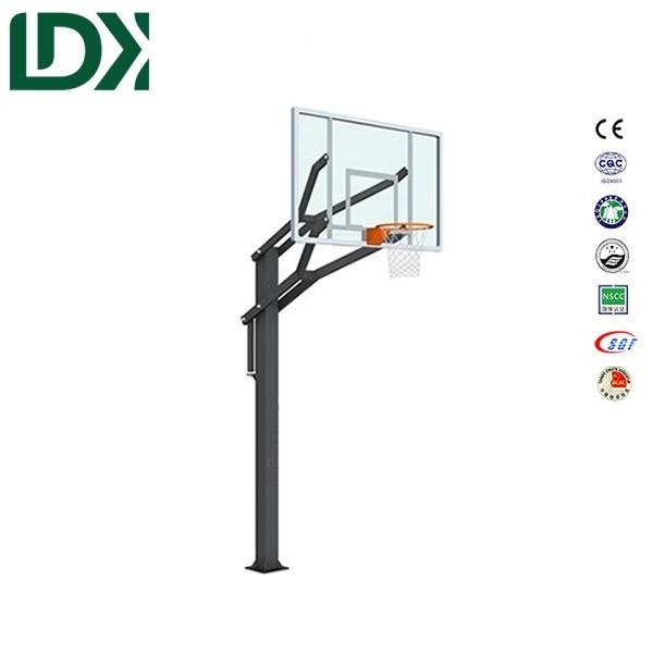 Stand de basket-ball à hauteur réglable, libre debout au sol, fonds enfouis à vendre