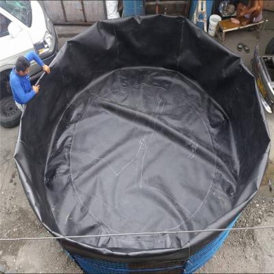 Tanques geomembranos circulares para aquicultura em estilo de design contemporâneo