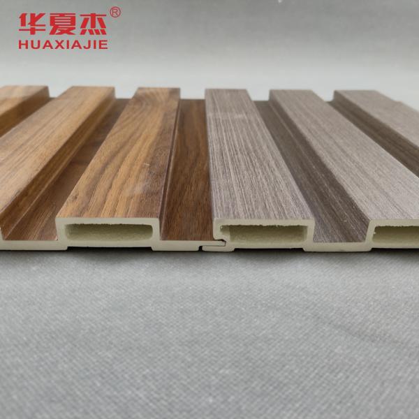 Painel de parede de madeira de grãos WPC Painéis de parede laminados / placas Decoração residencial comercial