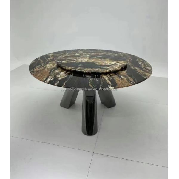 Polished Natural Stone Cosmic Gold Granite for Coffee Table and Countertops Modern Look