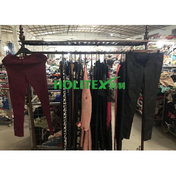 Fashionable Used Winter Clothes Ladies Winter Stretch Pants For Iraq