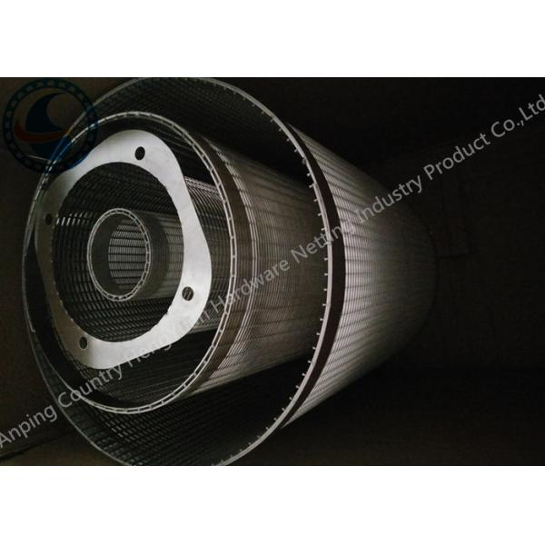 3mm Slotted Wedge Wire Mesh Corrosion Resistant With Large Open Area
