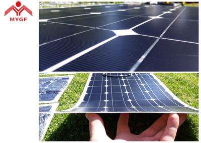 Durable 100 W Semi Flexible Solar Panel Weather Resistance High Transparent
