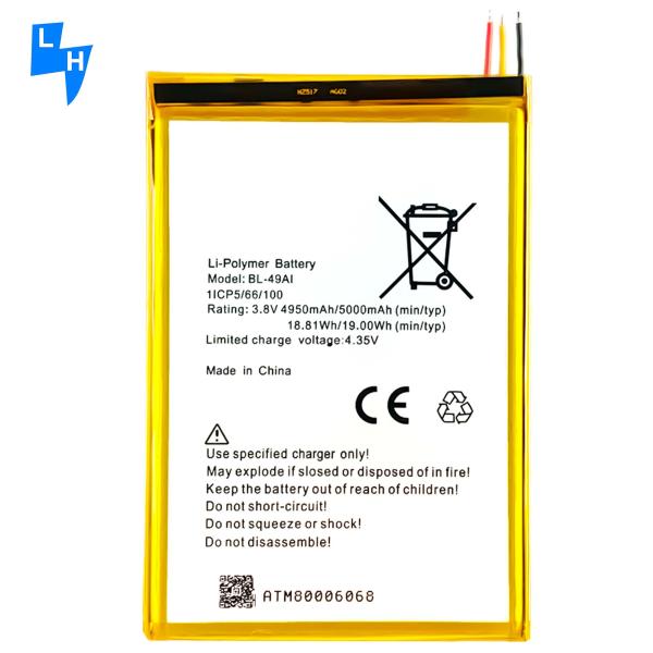 Stock BL-49AI 4950mAh Mobile Phone Batteries for itel 1556 Battery