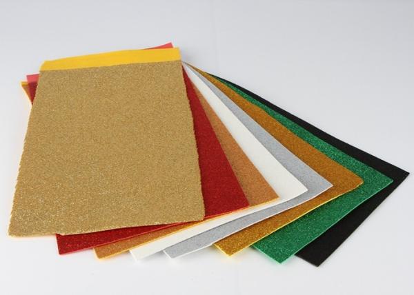 1.7mm Non - Toxic Die Cut Glitter EVA Foam Sheet For Craft And Kids DIY