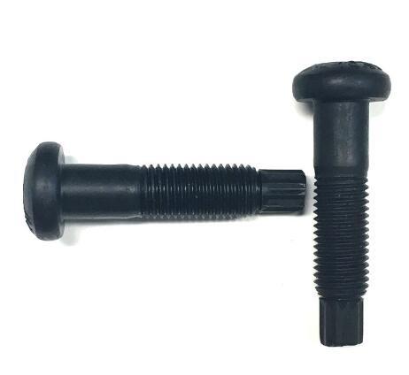 Black Round Head Bolt 10t Tc Bolt M10x30 Size High Precision ASME B18.6.3