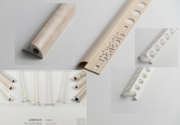 Anti Uv Pvc Corner Bead Plastic Extrusion Profiles 10 Ft / 8 Ft Length