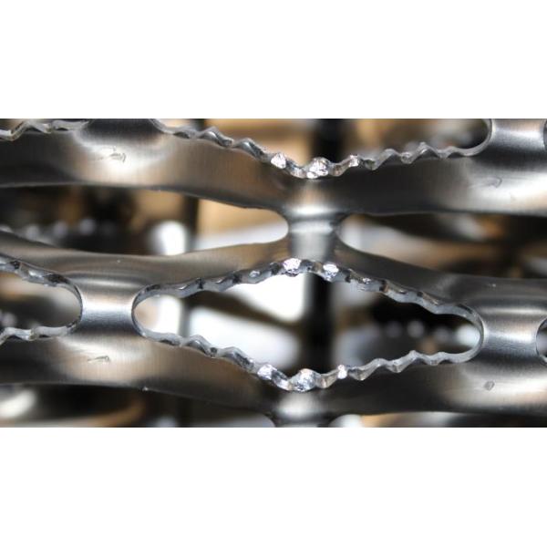 Aluminum Alloy Perforated Anti Skid Metal Plate Crocodile Jaw Type 1-3mm Thick