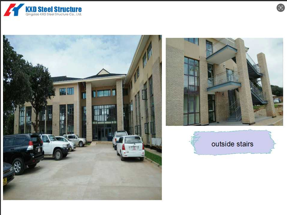 High-strength steel prefabricated office building, fast construction & cost-effective