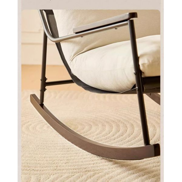 Light Luxury Modern Ergonomic Durable Rocking Recliner Chair for Bedroom Apartment Living Room Balcony
