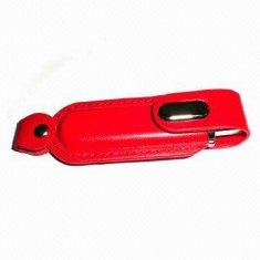 Memoria USB AT-030A del cuero del regalo de la promoción