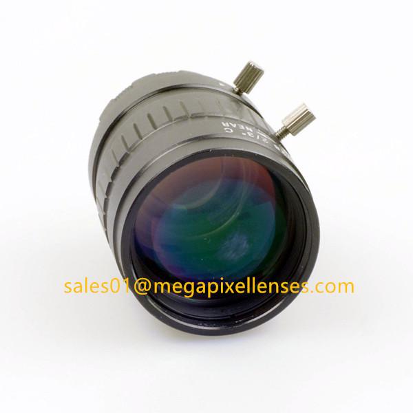 2/3 50mm F2.8 5Megapixel Manual IRIS Low Distortion C Mount ITS Lens, 50mm Traffic Monitoring Lens