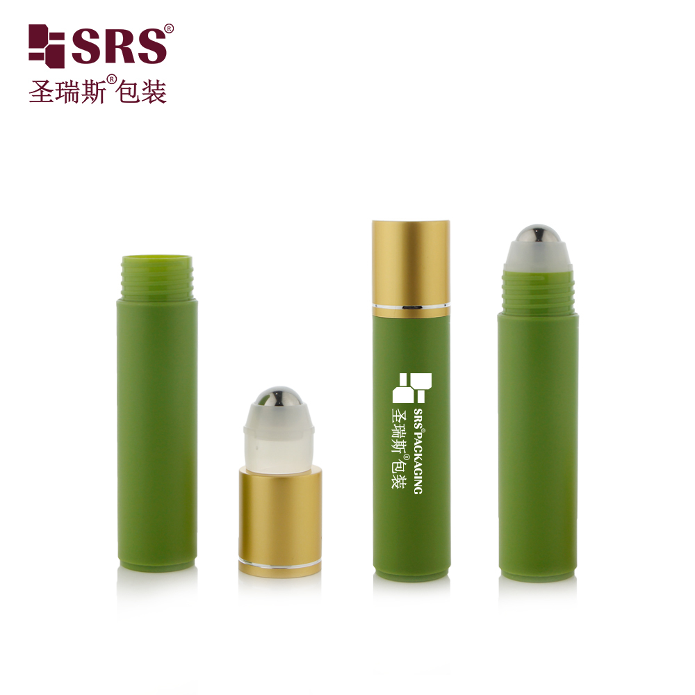 Wholesale 30ml Refillable Plastic Roll‑on Bottle Steel Ball Aluminum Cap For Perfume Deodorant Oil