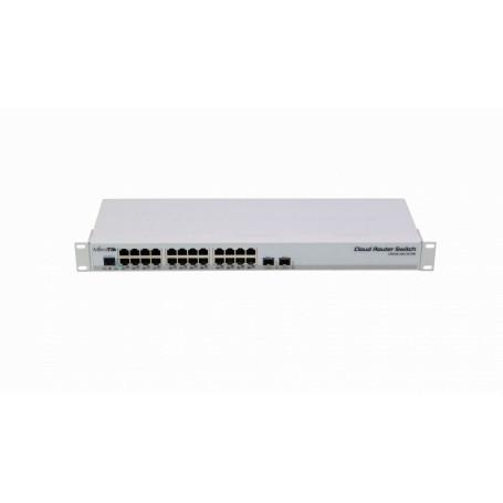 CRS326-24G-2S RM Dual-Boot Switch with 24 Gigabit Enterprise Switch and FLASH Storage