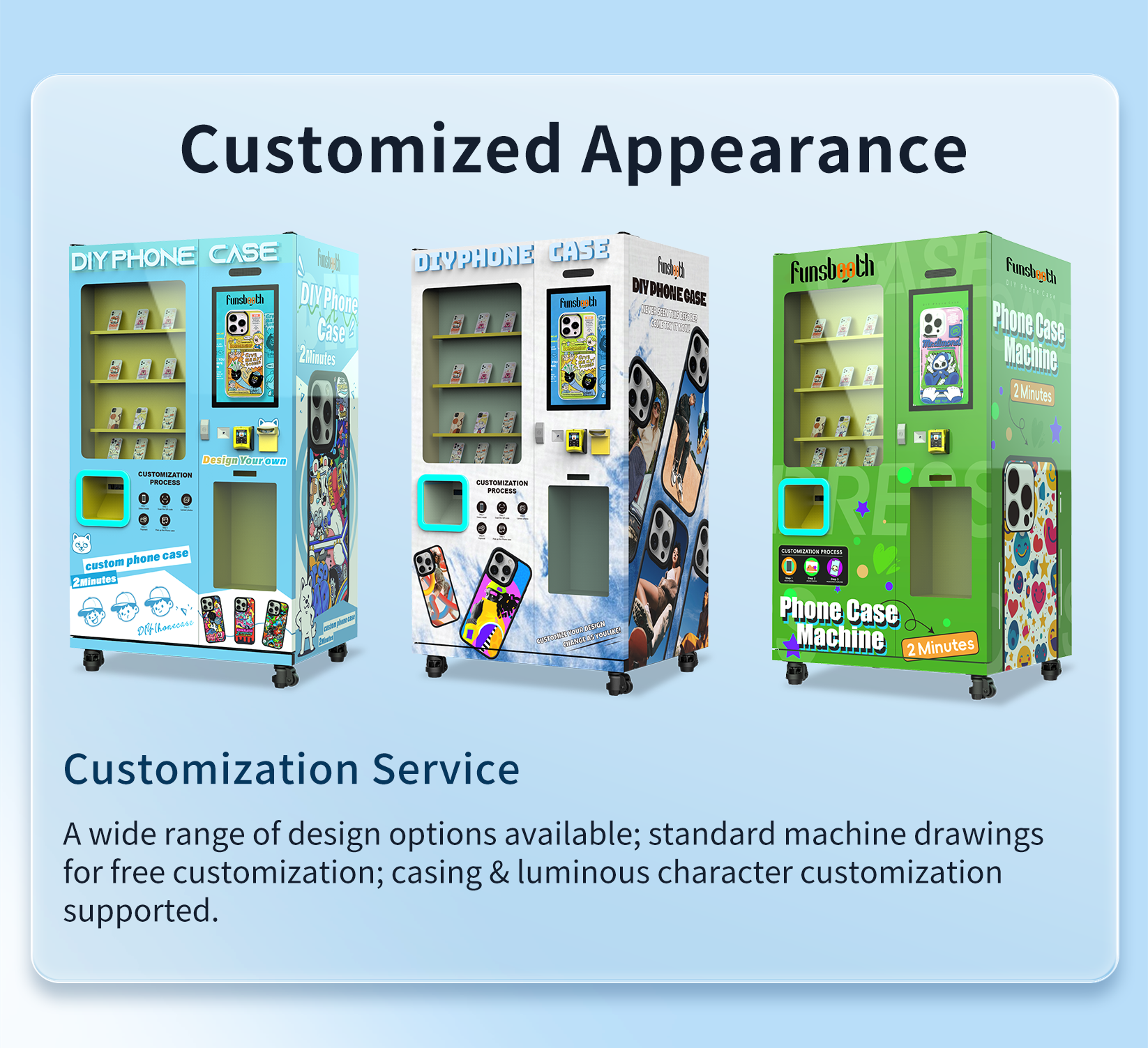 LKS Self Service Phone Case Printing Vending Machine
