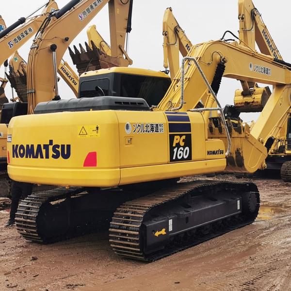 16.5ton Hydraulic Secondhand Digger Used Komatsu Pc160-7 Second Hand Excavator Machine