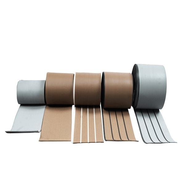 Waterproof Anti-slip Soft PVC Composite Teak Deck Boat Flooring Below 10mm for Outdoor