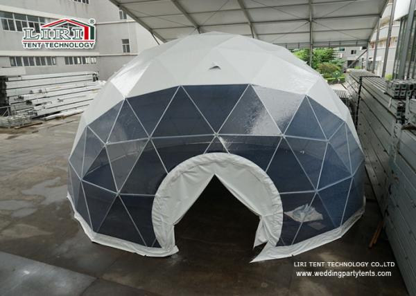 Duplas camada infláveis das barracas da abóbada Geodesic para o banquete de casamento para a venda