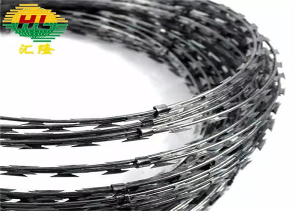 Bto-30 450mm Double Strand Barbed Wire Fence Concertina Wire