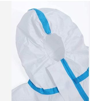Waterproof Medical Disposable Protective Coverall With Tape
